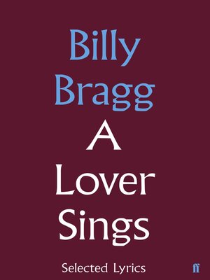 cover image of A Lover Sings